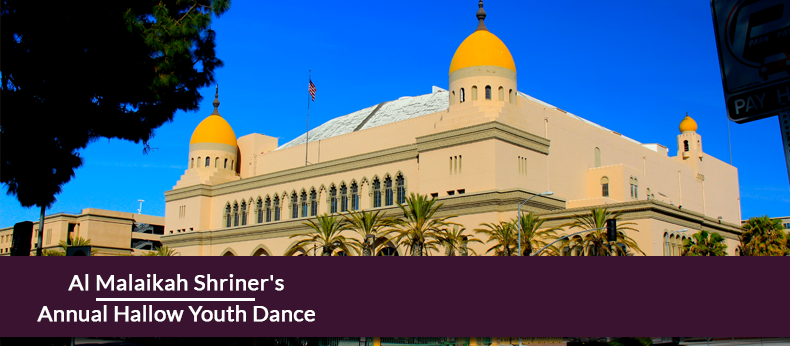 Al Malaikah Shriners annual hallow youth dance flyer